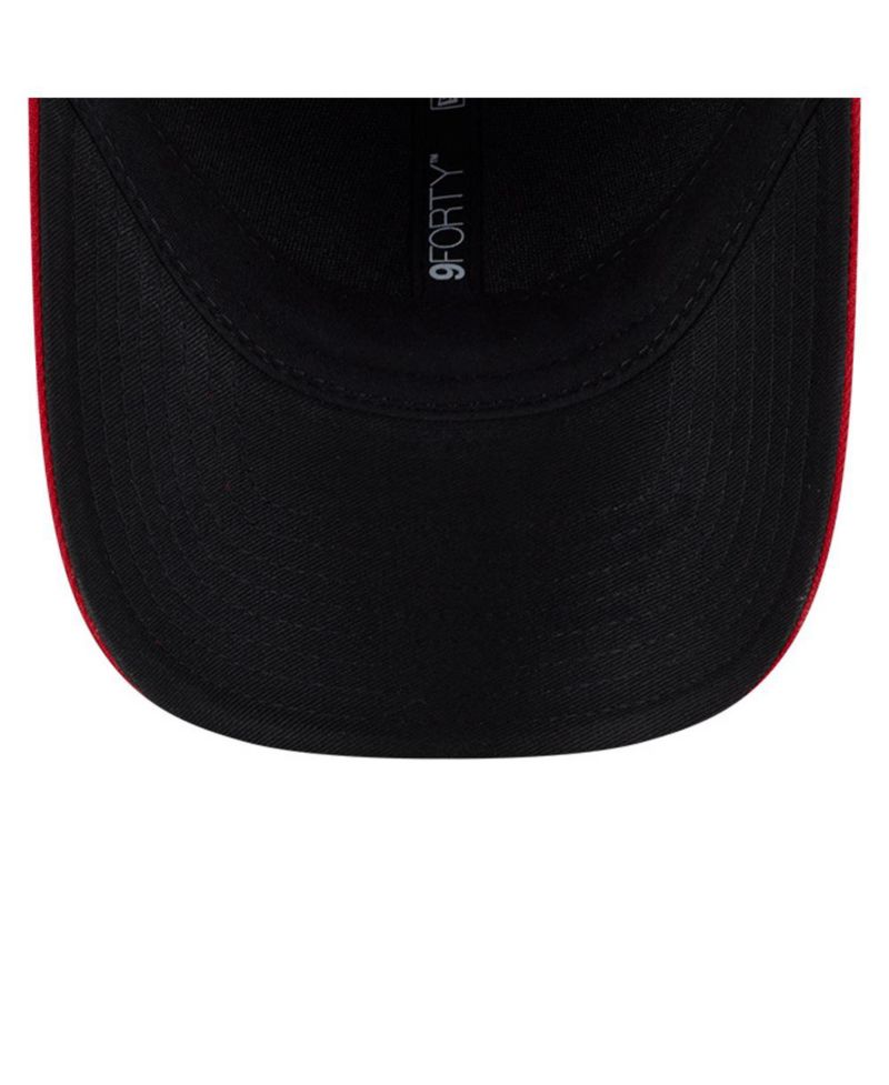 Men's Navy/Red Los Angeles Angels Player Replica 9Forty Adjustable Hat