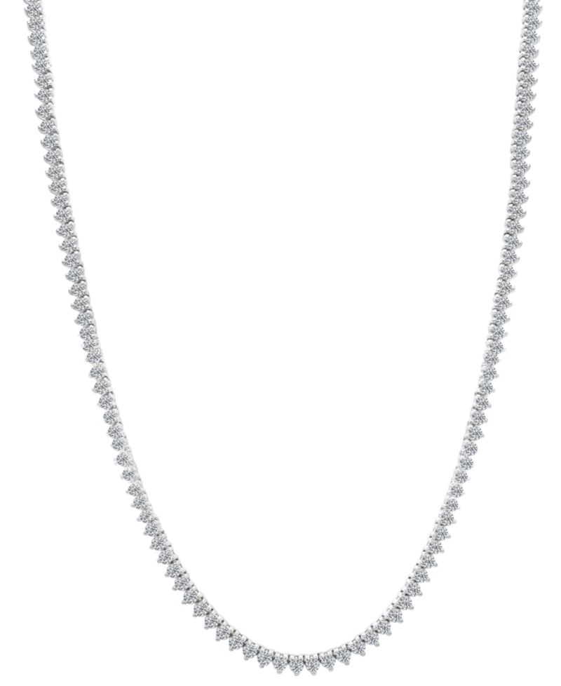 Diamond Necklace (5 ct. t.w.) in 14k White Gold