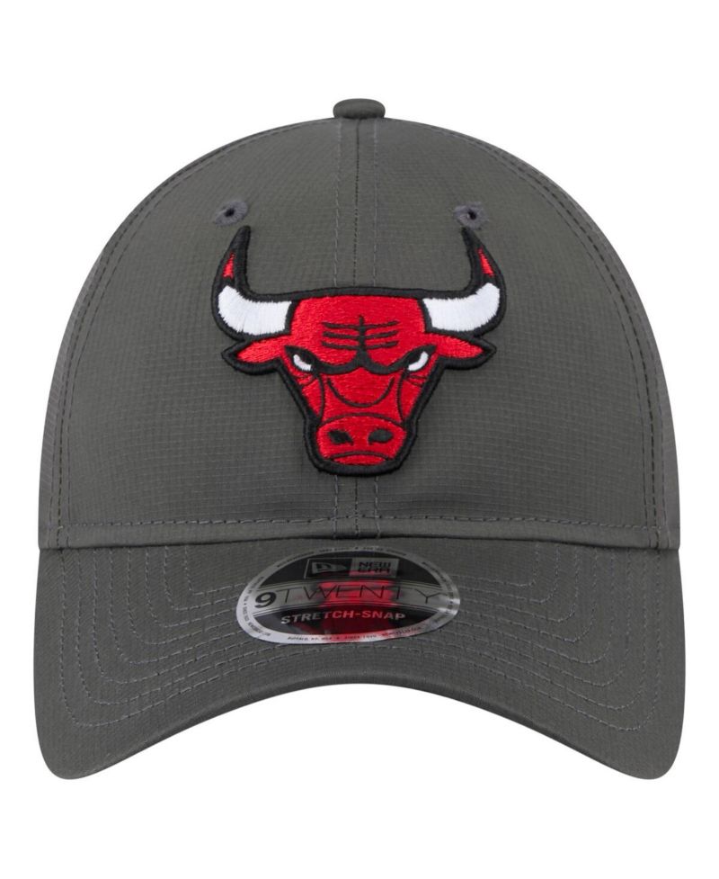 Men's Charcoal Chicago Bulls Active Ripstop 9TWENTY Adjustable Hat