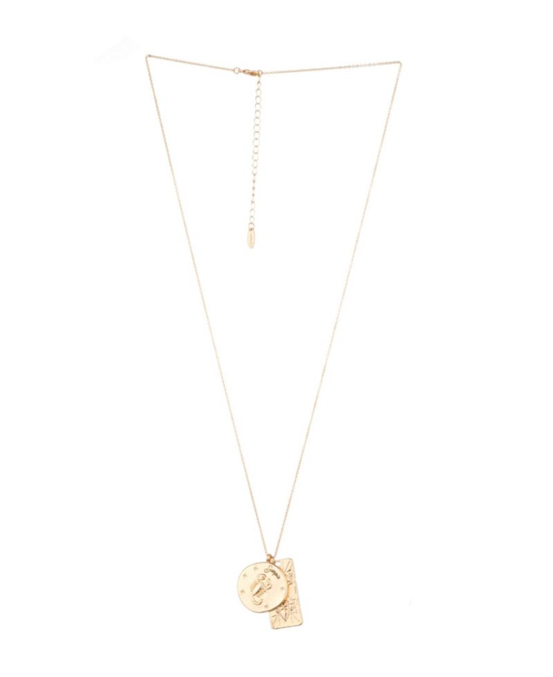 Women's Zodiac Double Charm Necklace