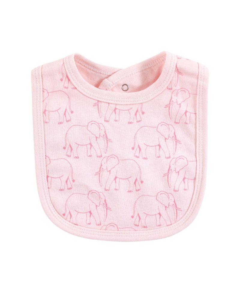 Girls Natural Cotton Bibs