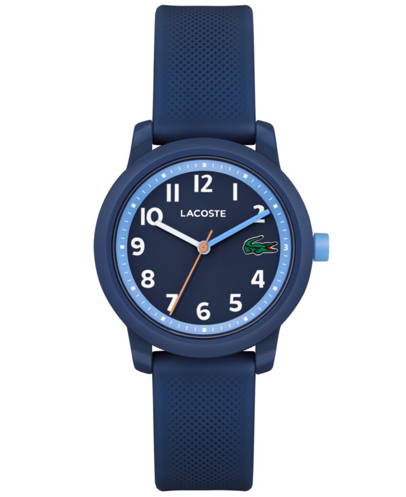 Kids L.12.12 Light Navy Silicone Strap Watch 32mm