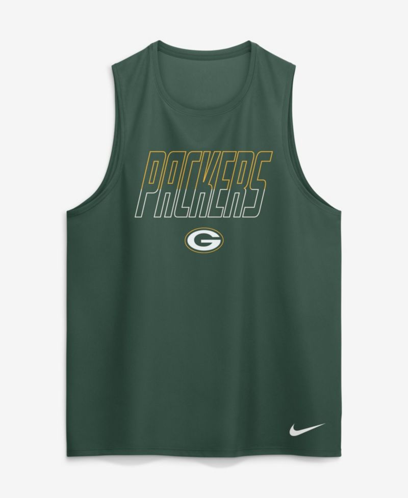 Men's Green Bay Packers Kickoff Miler Dri-FIT Tank&iquest; Top