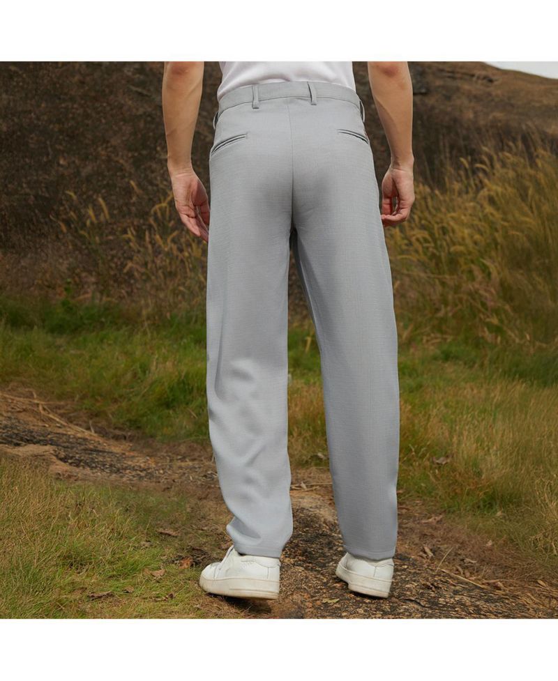 Men's Cloud Grey Tailored Trousers