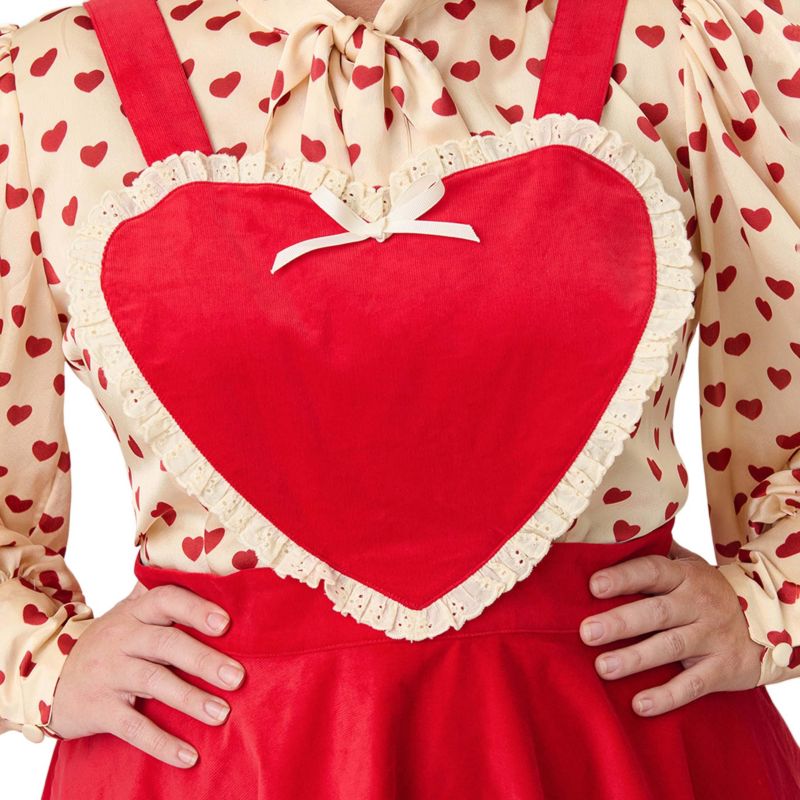 Plus Size Bib Pinafore Skirt