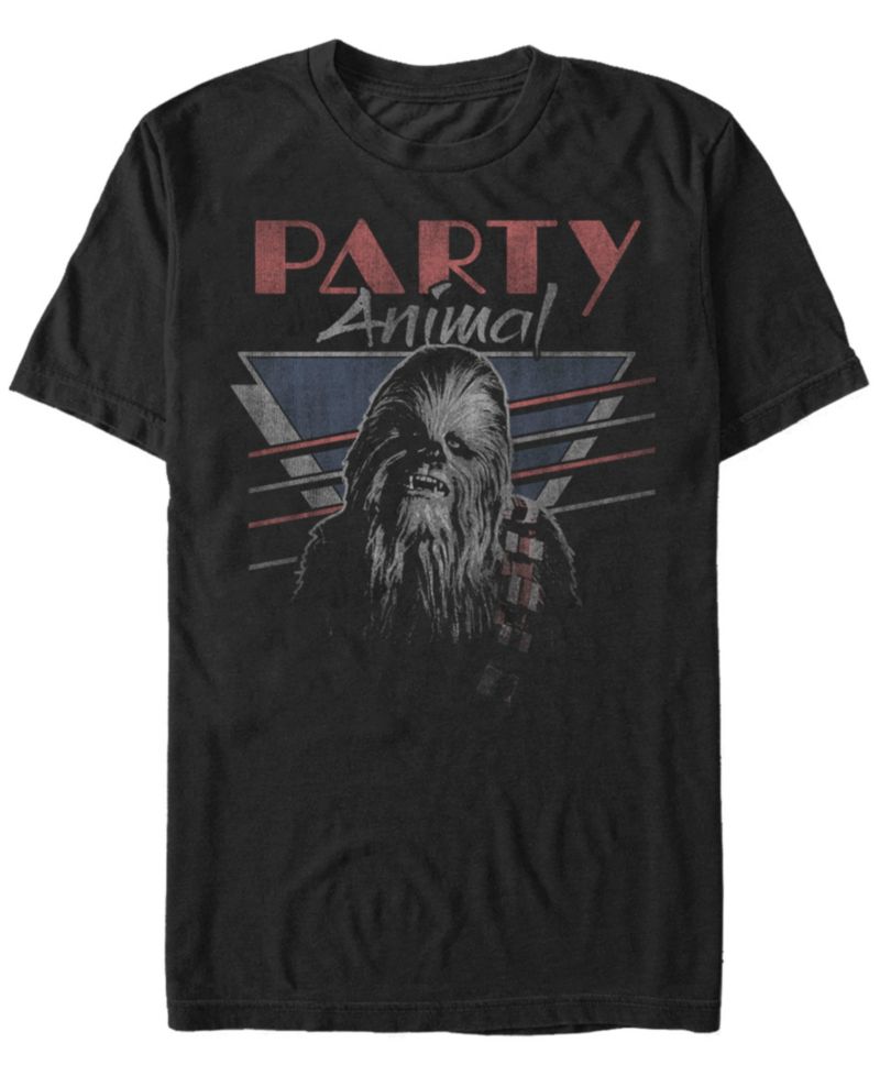 Star Wars Men's Classic Chewbacca Party Animal Short Sleeve T-Shirt