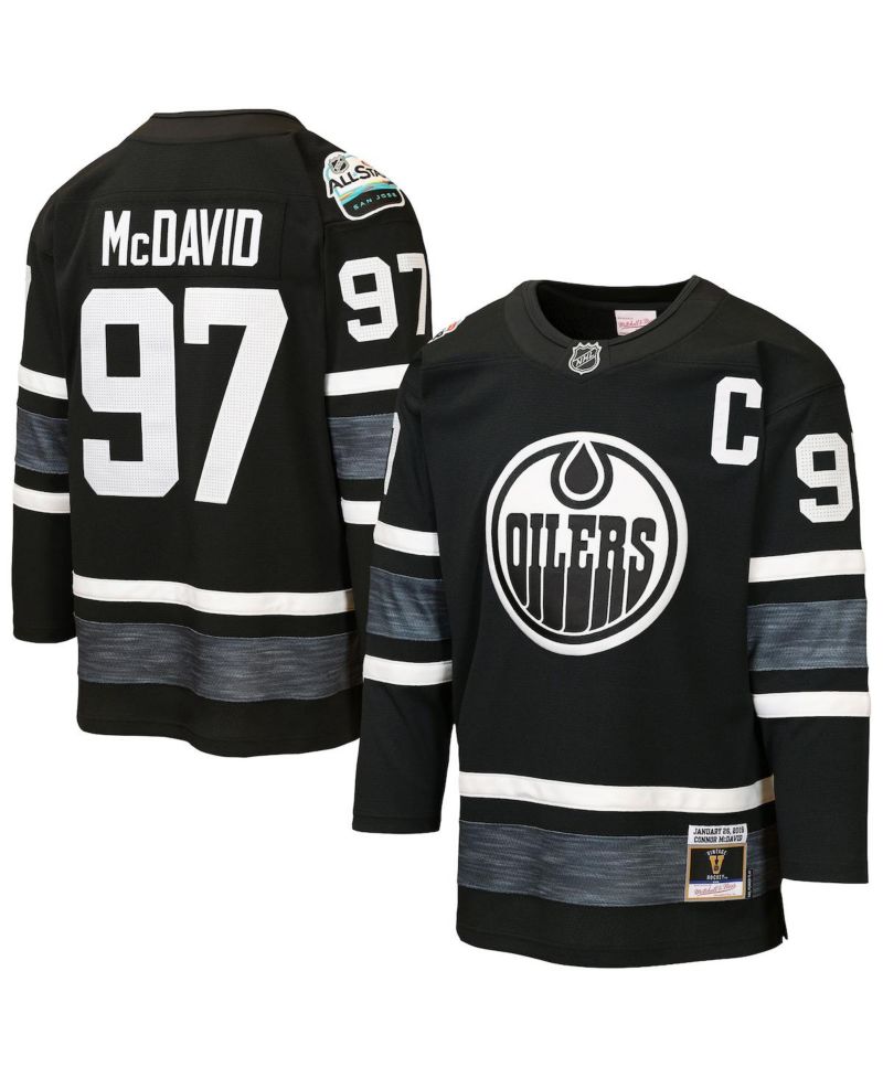 Big Boys and Girls Connor McDavid Black Edmonton Oilers 2019 All-Star Game Power Play Jersey