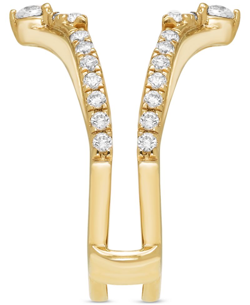 Diamond Chevron Ring Guard Enhancer (1/2 ct. t.w.) in 14k Gold