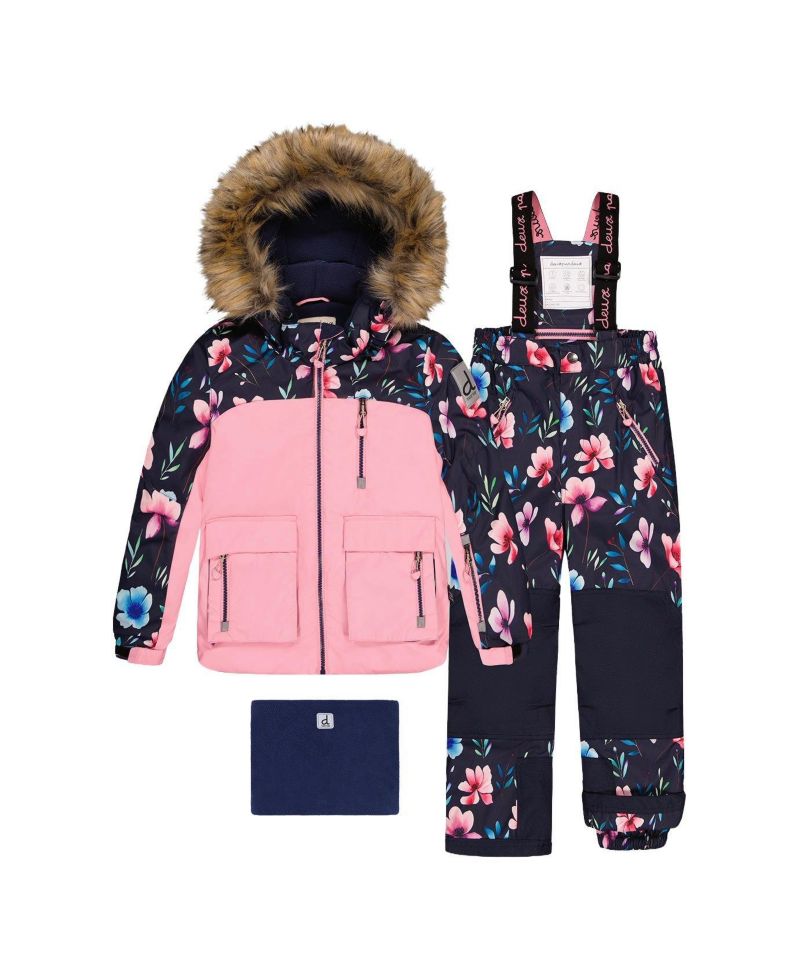 Little and Big Girl's (6-14) Two Piece Play Snowsuit