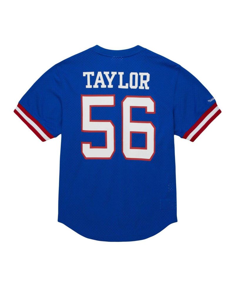 Men's Lawrence Taylor Royal New York Giants Retired Player Name and Number Mesh Top