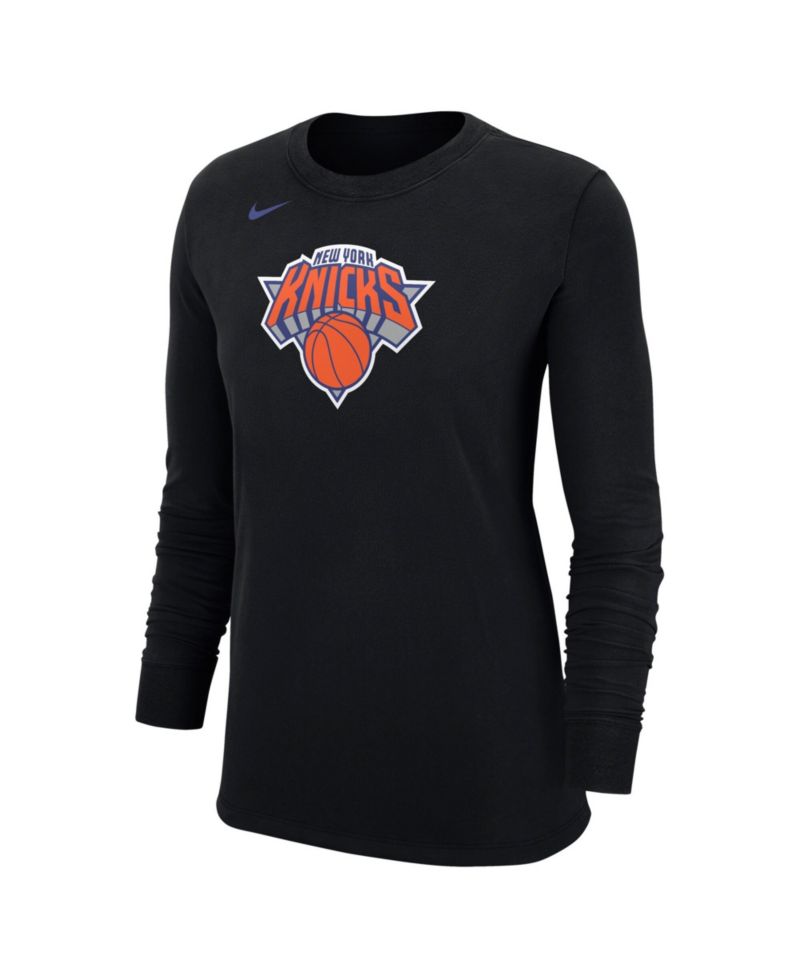 Women's New York Knicks Long-Sleeve Crewneck T-Shirt