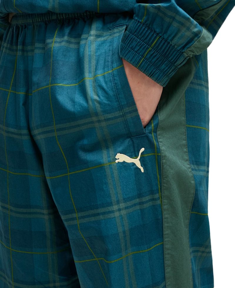 Men's T7 Tartan Relaxed-Fit Casual Pants