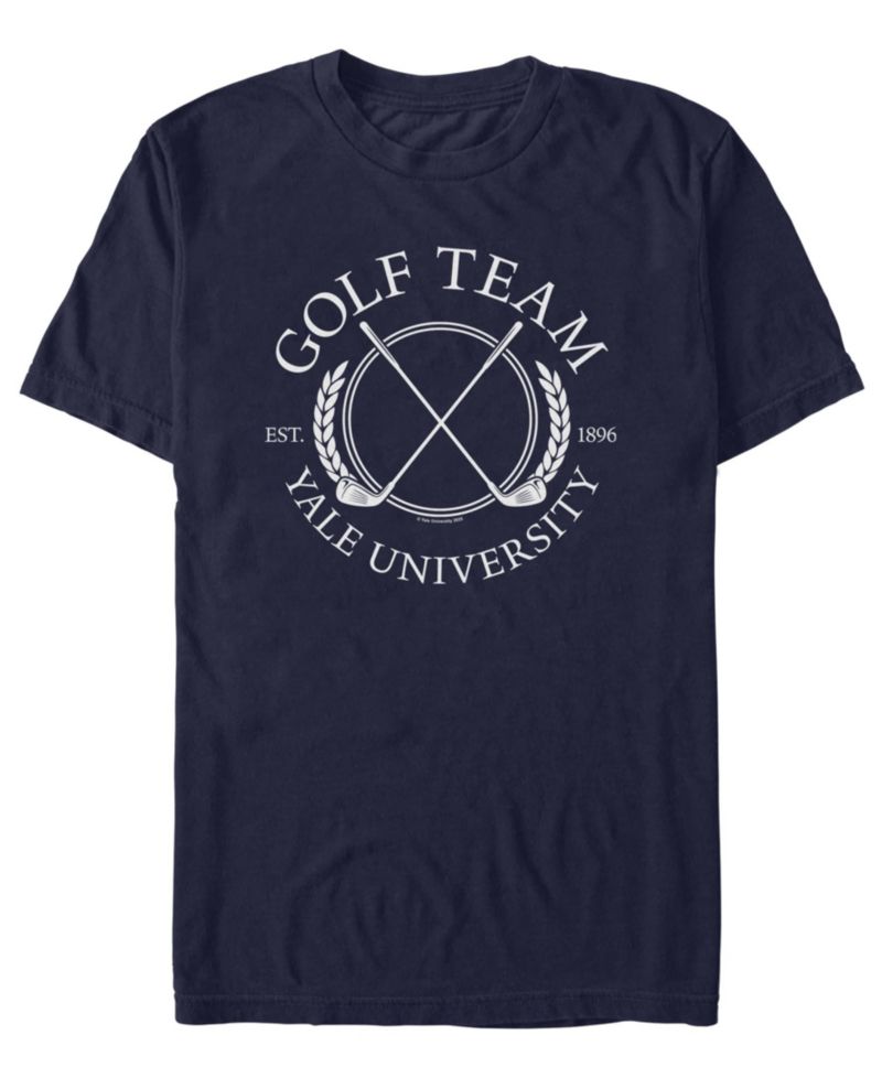 Men's Yale University Golf Team Crossed Clubs Graphic T-Shirt