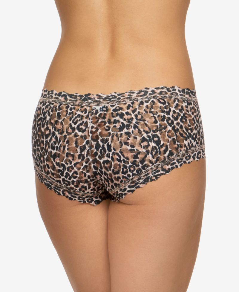 Women's Lace Printed Boyshort Underwear