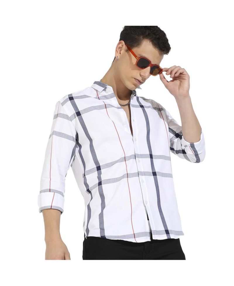 Men's Tartan Plaid Button Up Shirt