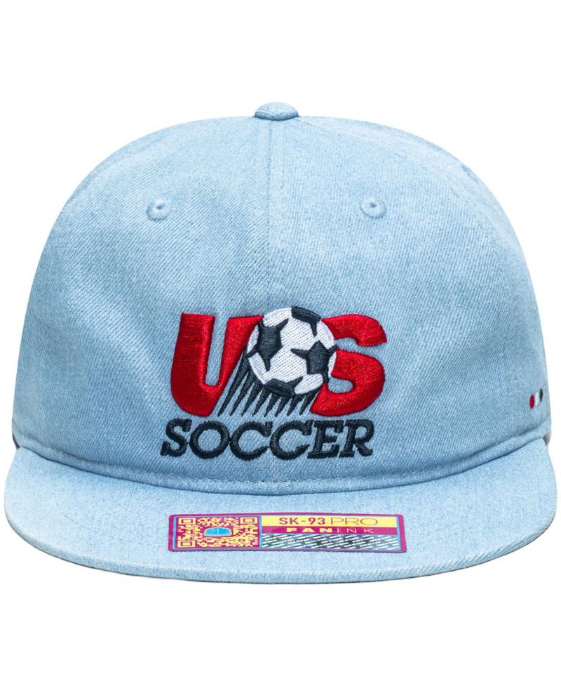 Men's and Women's Light Blue USMNT Making History Snapback Hat