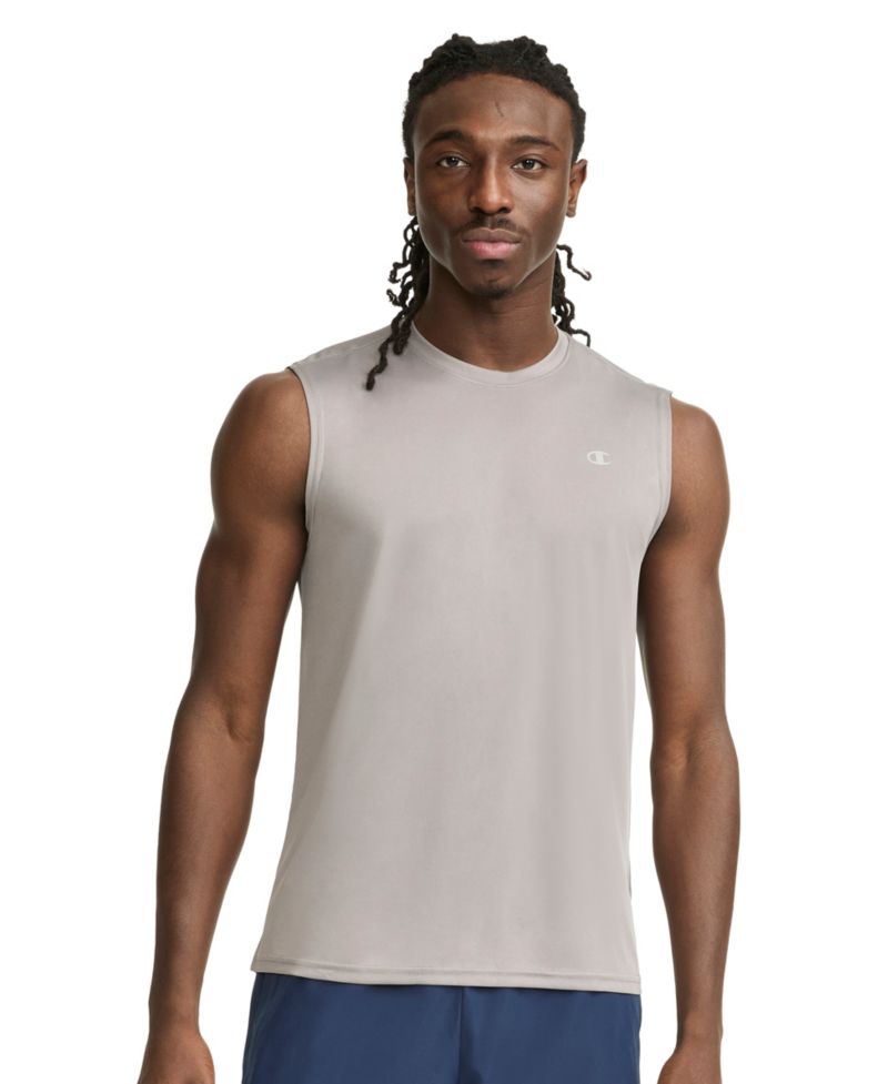 Men's Crewneck Sport Muscle Tank Top T-Shirt