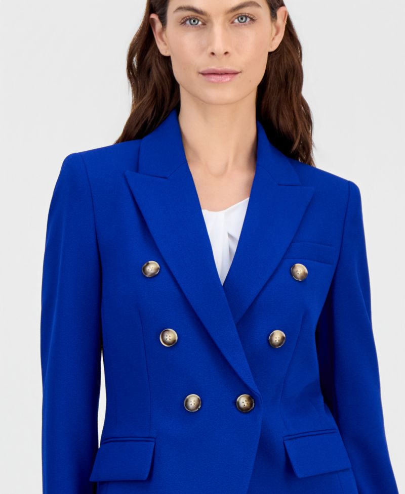 Women's Faux Double-Breasted Blazer