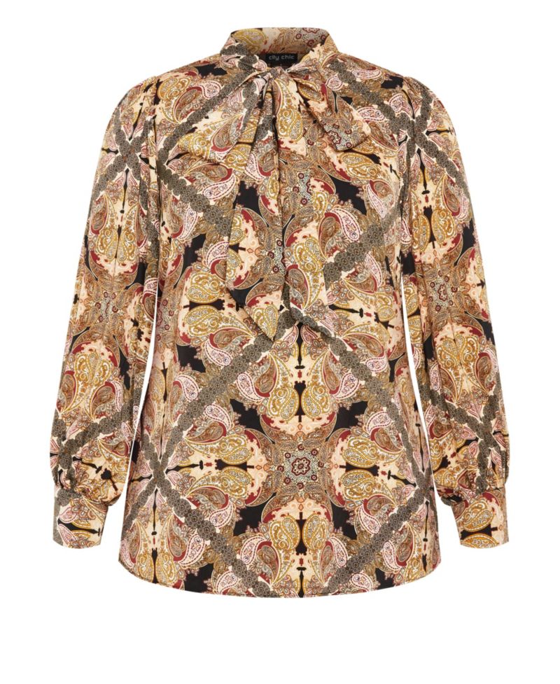Plus Size Lucille Print Shirt