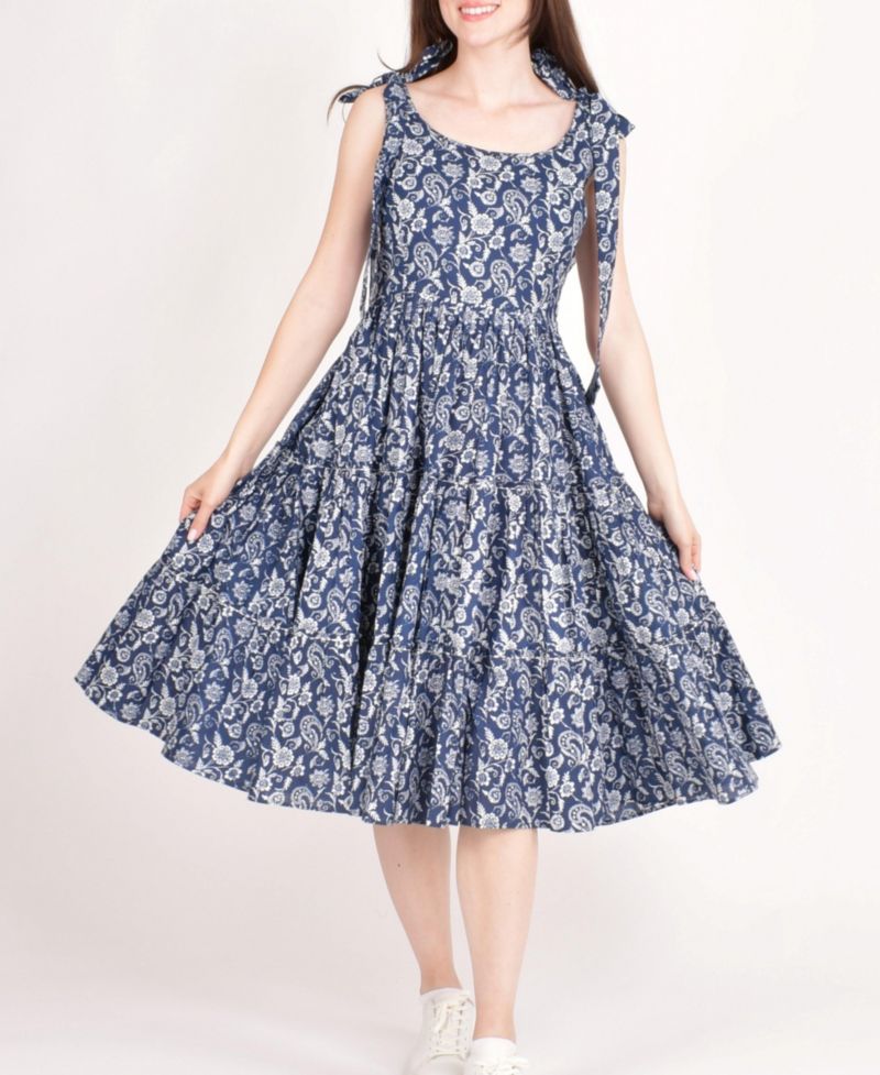 Women's Tiered Midi Dress