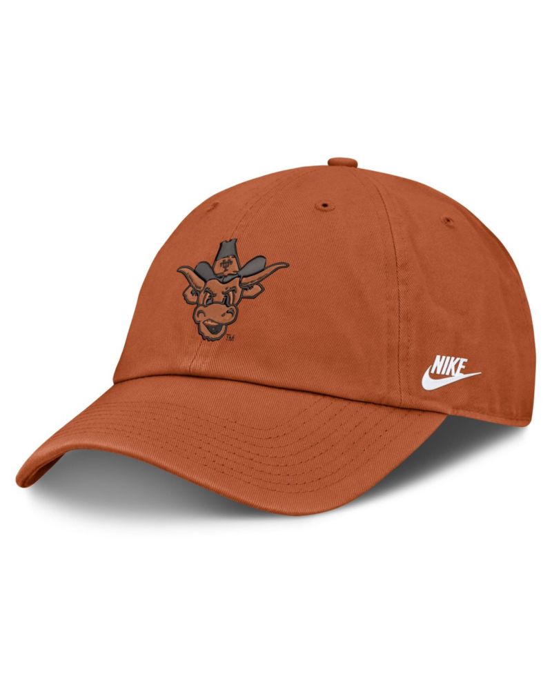 Men's and Women's Texas Orange Texas Longhorns Legacy Letter Club Adjustable Hat