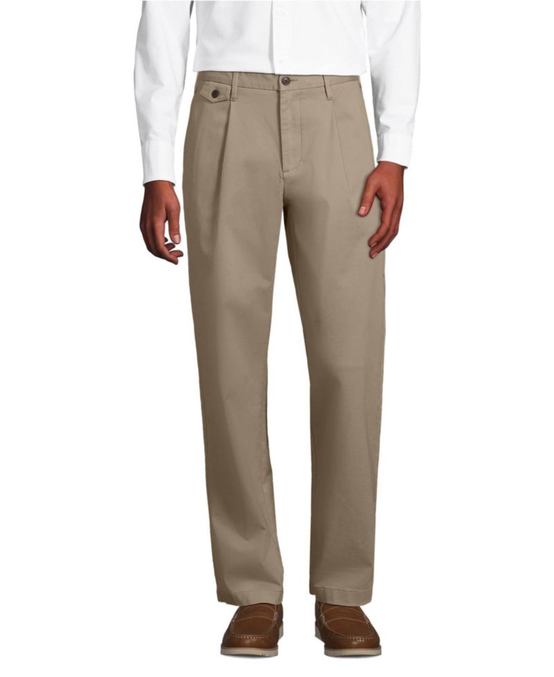 Men's Knockabout Comfort Waist Relaxed Fit Pleated Front Chino Pant
