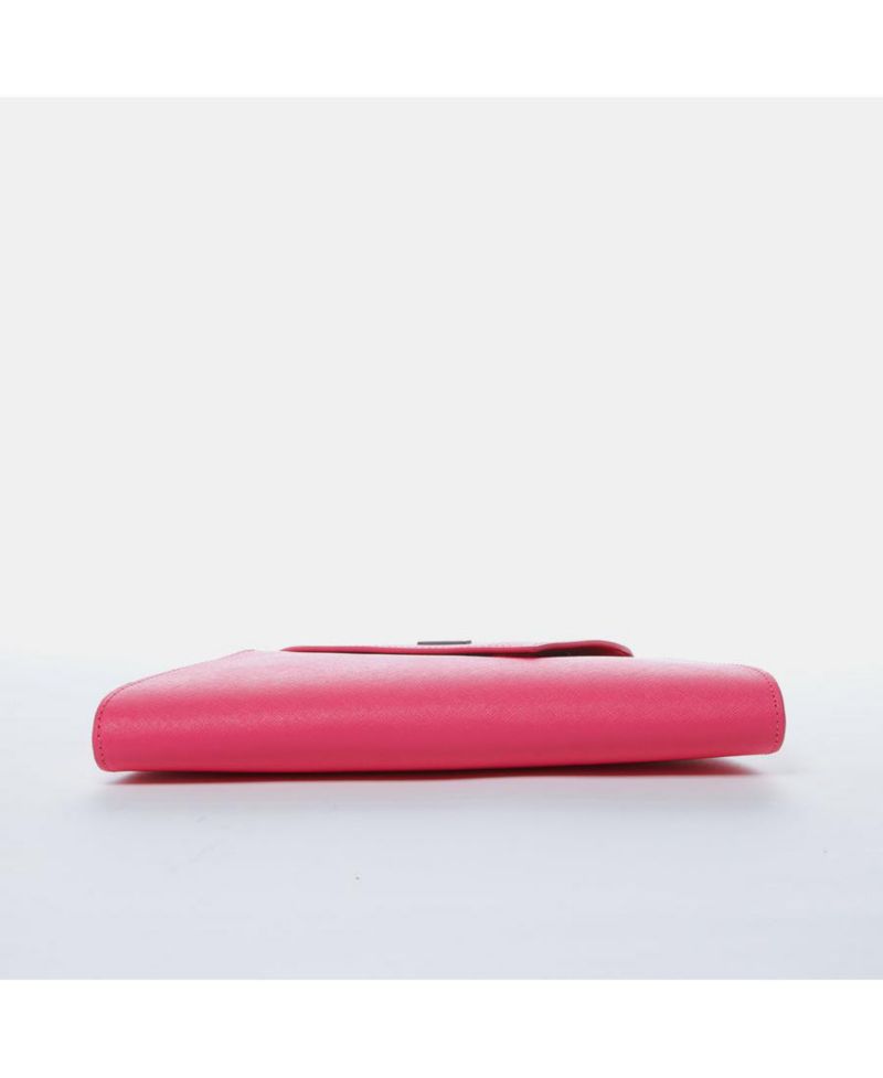 Hot Pink Purse Leather Clutch Bag Crossbody Evening Purse Unique Women's Handbag