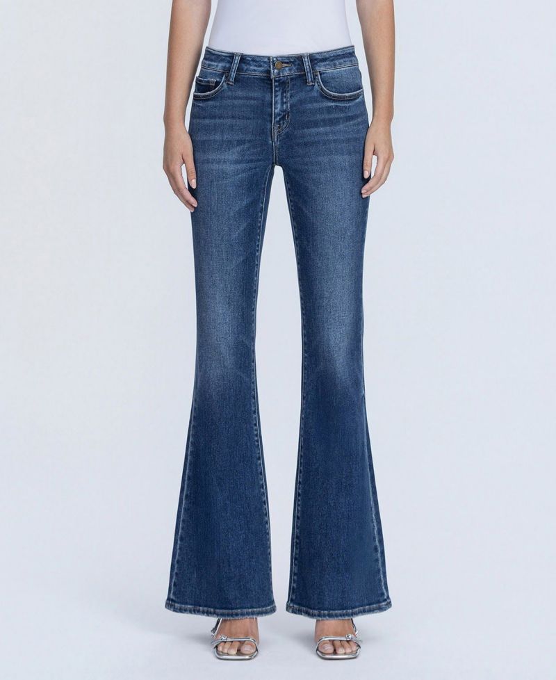 Women's Low Rise Easy Flare Jeans