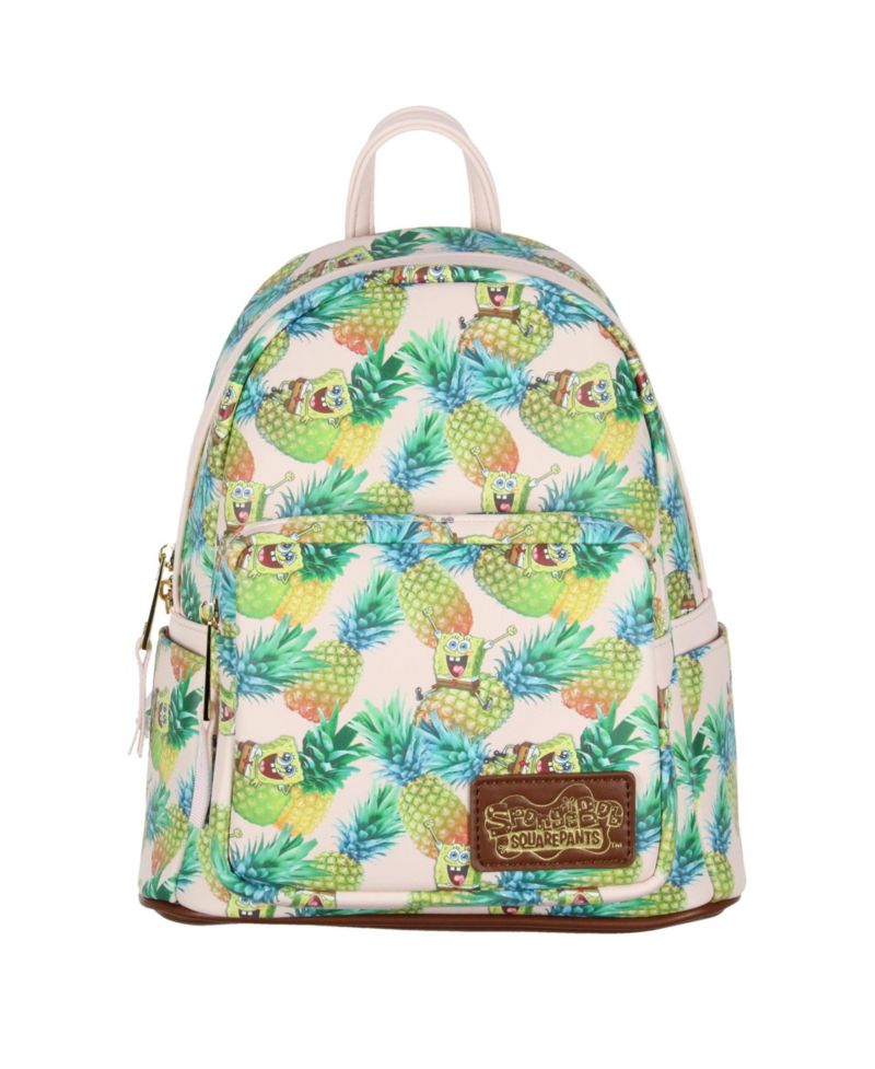 Nickelodeon Cartoon Pineapple Tossed Print Mini Backpack 10"