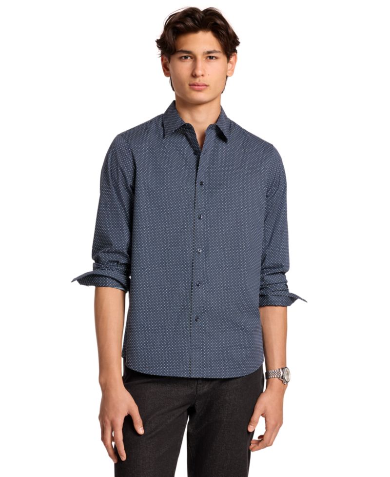 Men's Stretch Diamond Geo Shirt