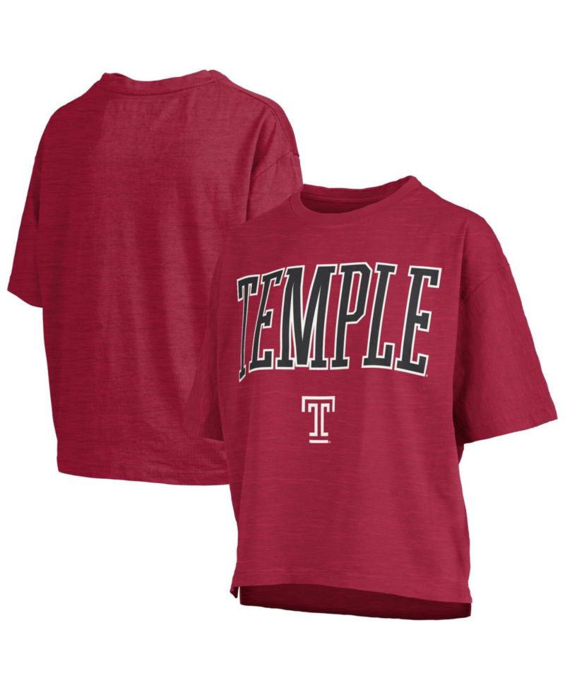 Women's Crimson Temple Owls Nelson T-Shirt