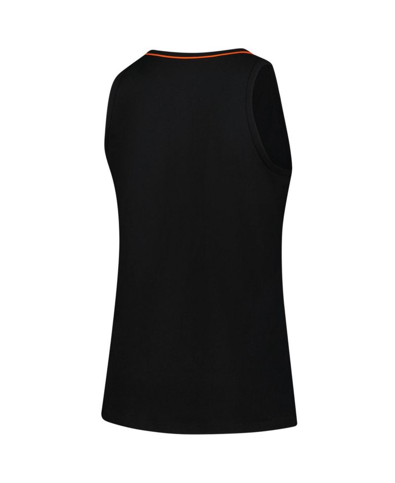 Women's Black Cincinnati Bengals Plus Size Stellar Win V-Neck Tank Top