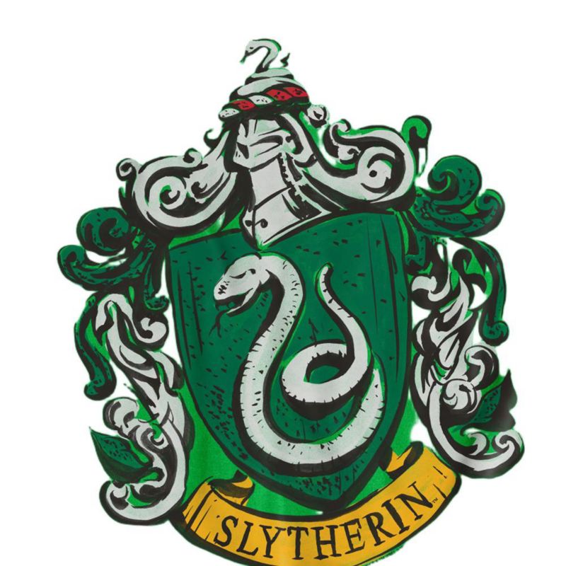 Men's Drawn Slytherin Crest T Shirt
