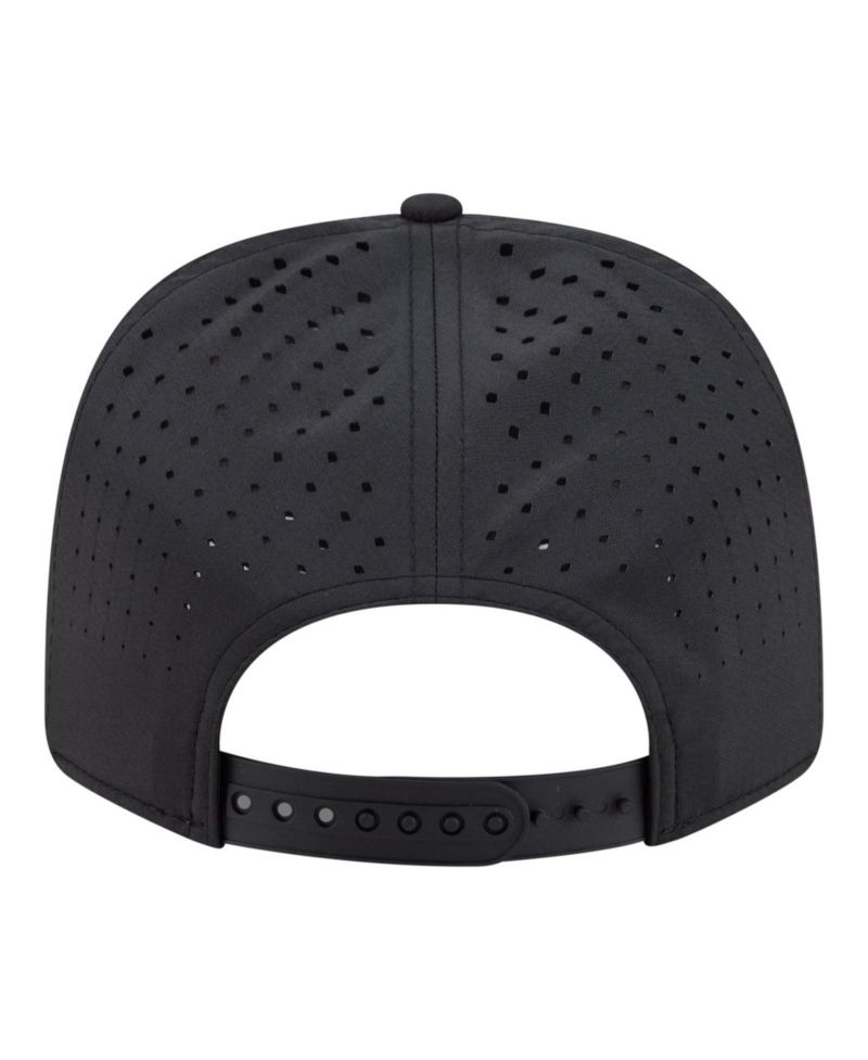 Men's Black LA Clippers Sport Rope Vented Stretch-Snap 9SEVENTY Hat