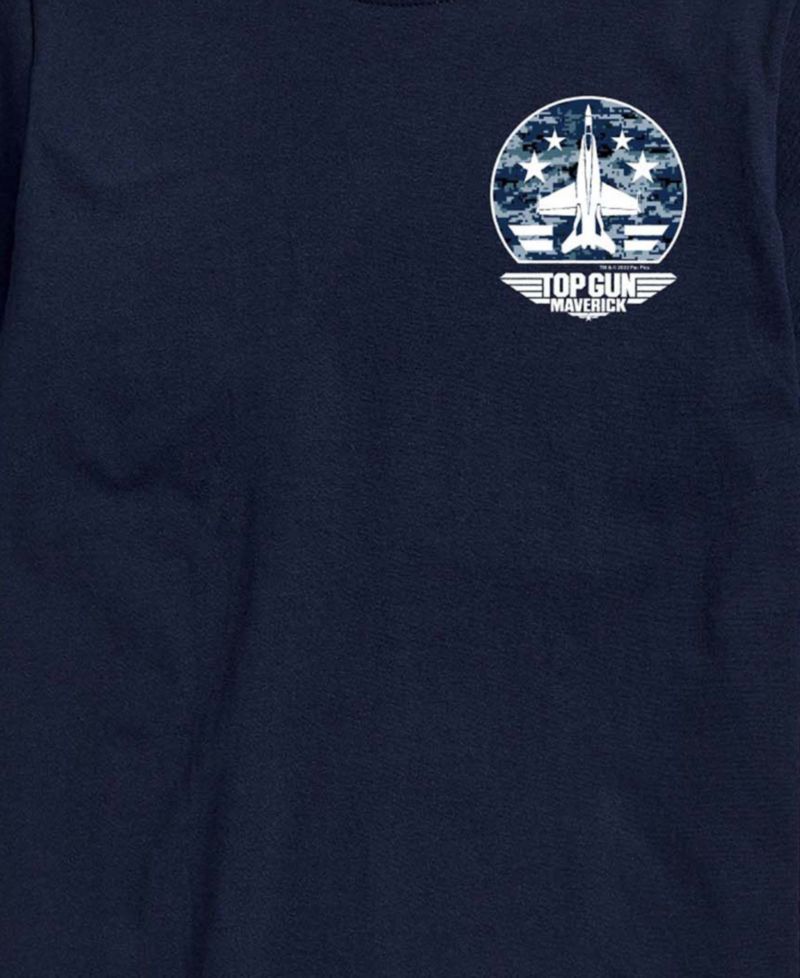 Men's Top Gun Maverick Camo Short-Sleeve Graphic T-Shirt