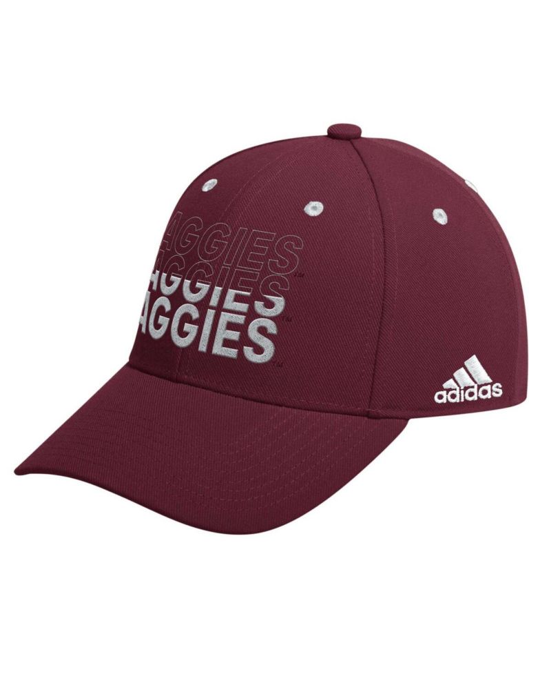 Men's Maroon Texas A&M Aggies Seasonal Half Font Adjustable Hat