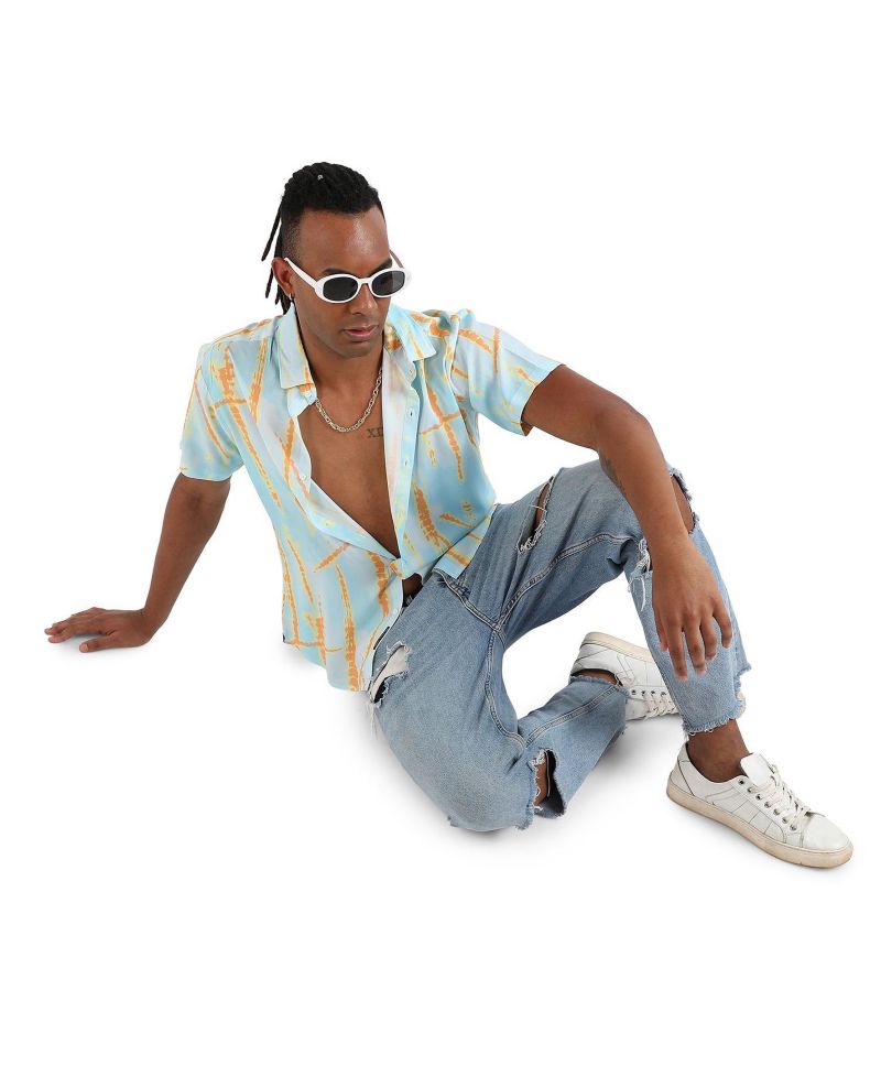 Men's Pastel Tie Dye Shirt