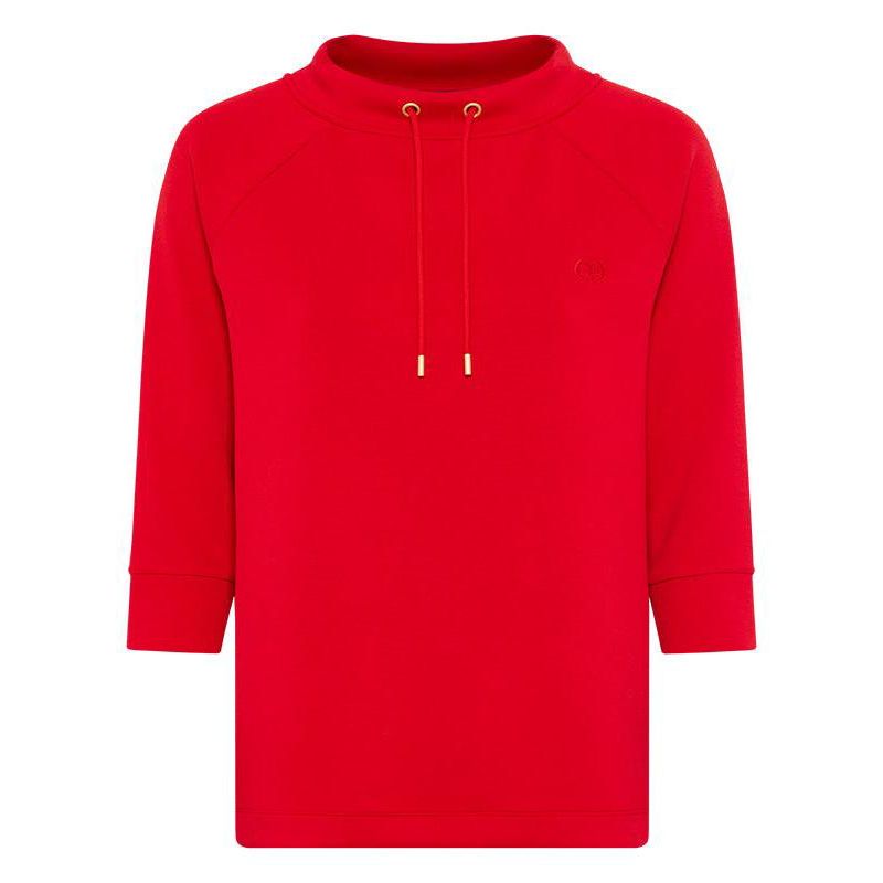 Women's Scuba Jersey Funnel Neck Top