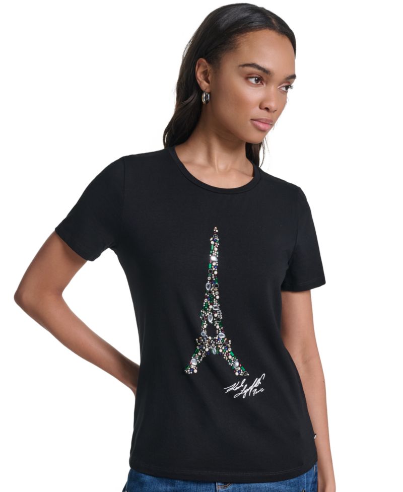 Women's Eiffel Paris-Inspired Graphic Tee