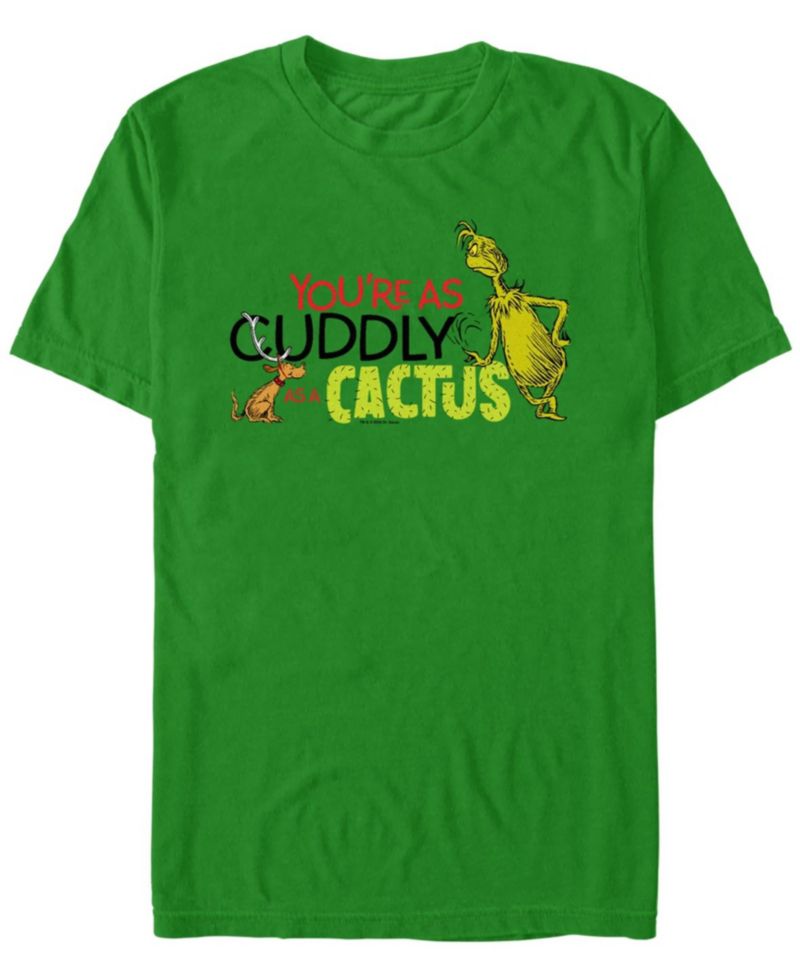 Men's Cuddly as a Cactus Short Sleeve T-Shirt
