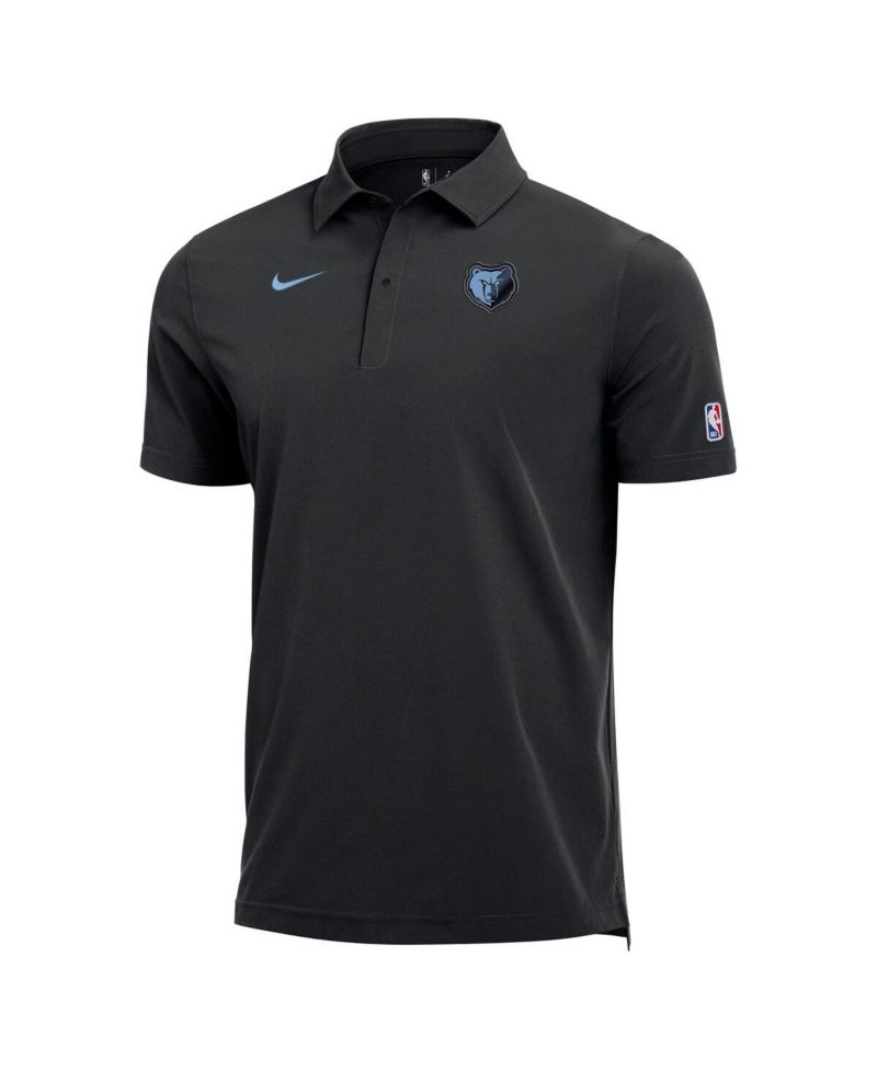 Men's Black Memphis Grizzlies 2025/26 Authentic Dri-FIT Coaches Polo Shirt
