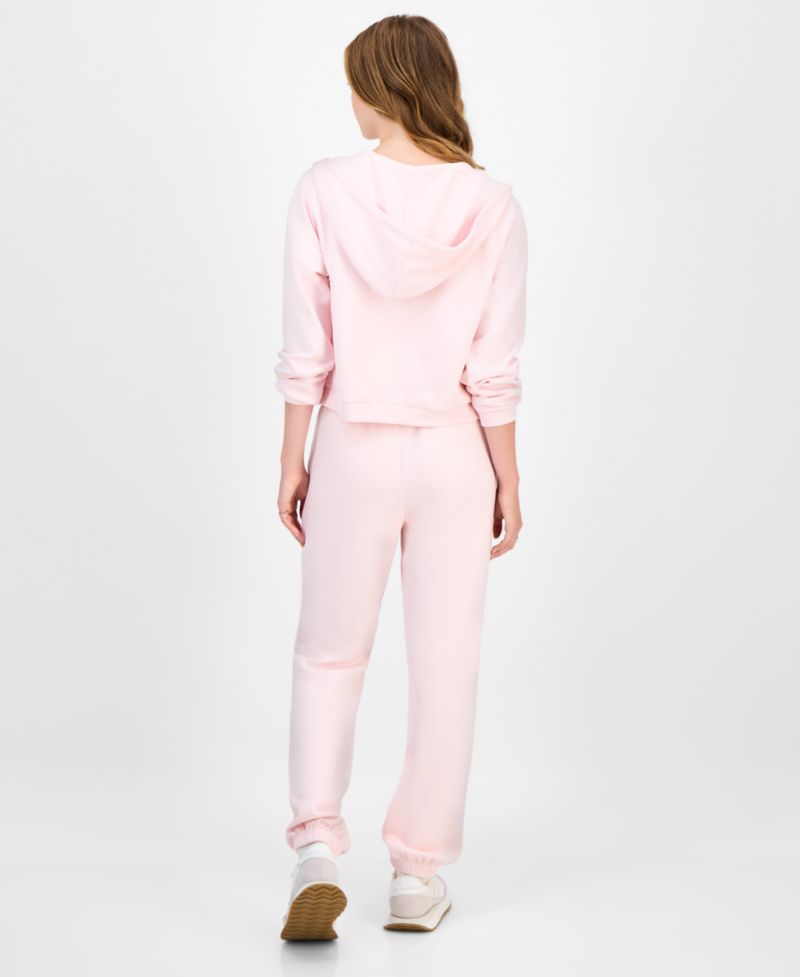 Juniors' Drawstring-Waist Scuba Jogger Pants