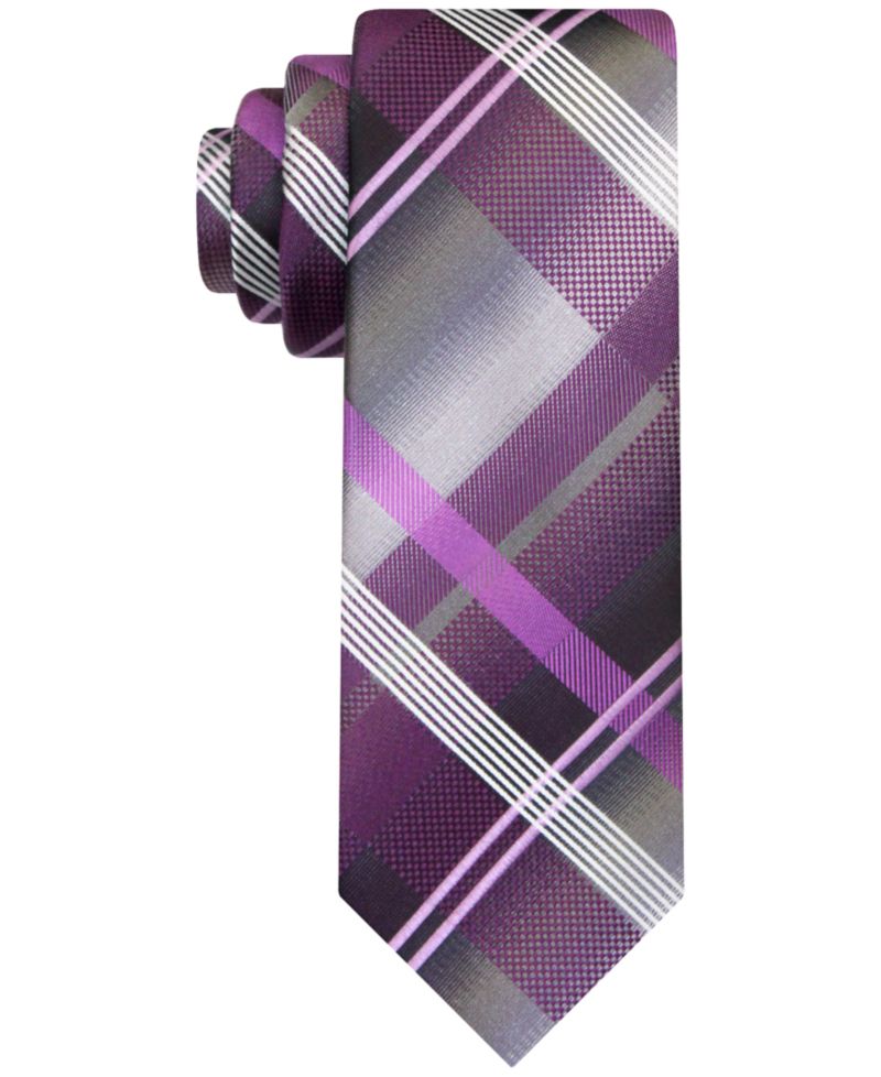 Men's Classic Large-Grid Tie