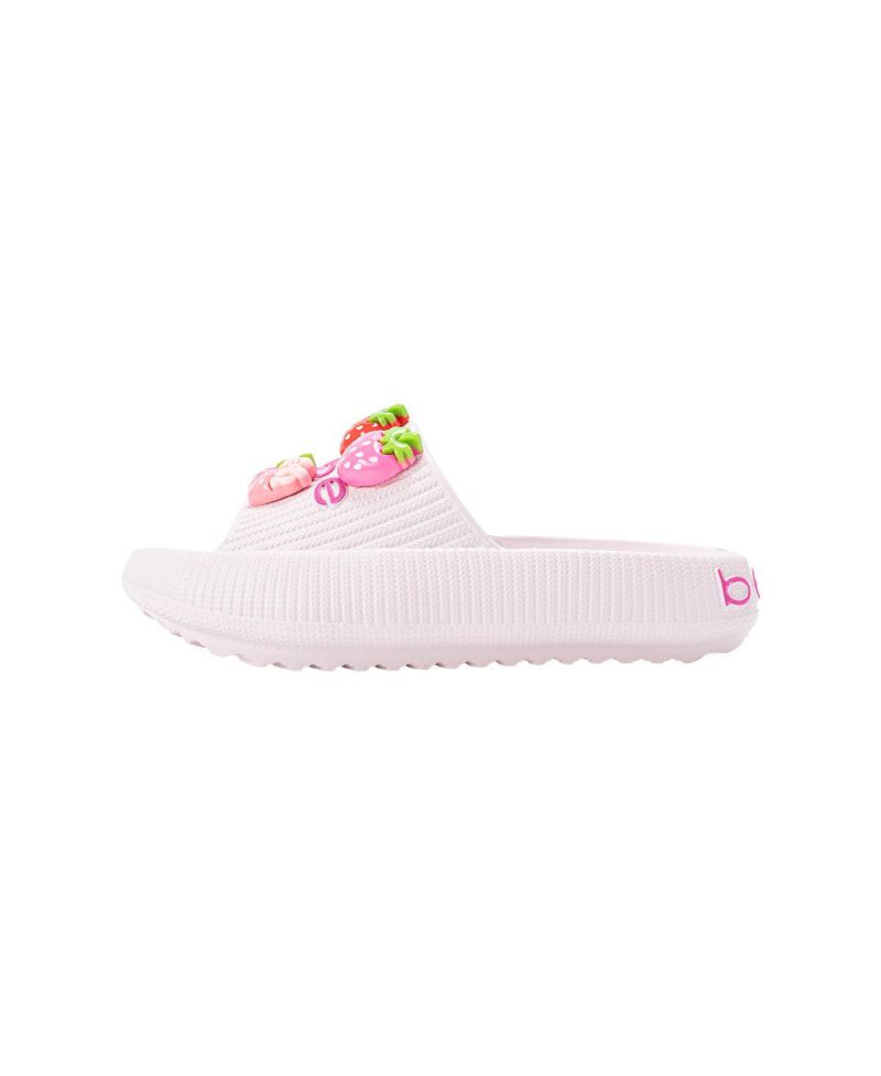 Girls Girls EVA Slide - Lightweight Comfy Slide Sandals with Strawberry Charms