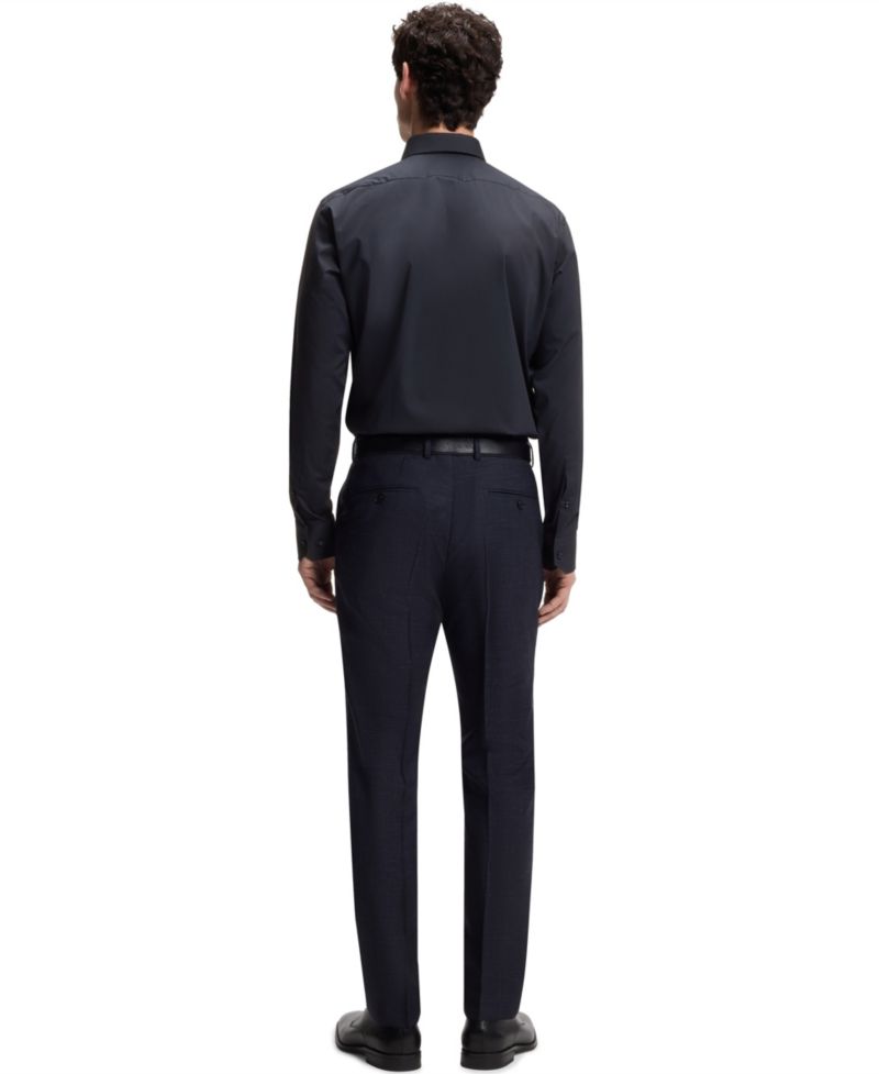 Men's Stretch Cotton Regular-Fit Dress Shirt