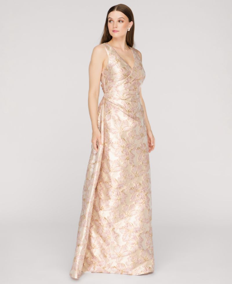 Women's Deborah Sleeveless Side Wrap Gown