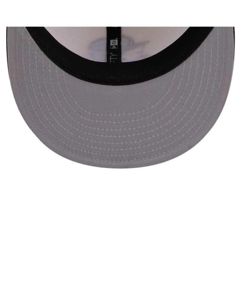 Men's Cream/Black Chicago White Sox Bullpen Cart 59FIFTY Fitted Hat