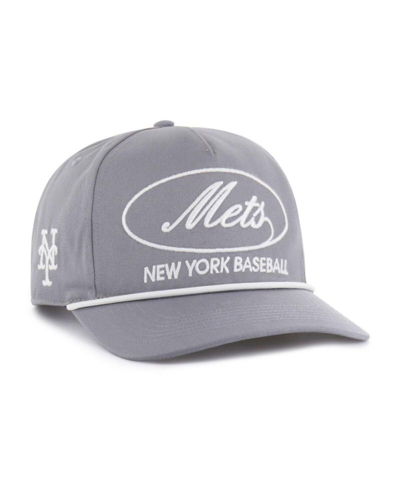 Men's Gray New York Mets Foundational Hitch Adjustable Hat