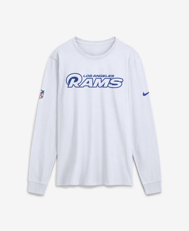 Men's Los Angeles Rams Fearsome White Option Offense Long Sleeve T-Shirt