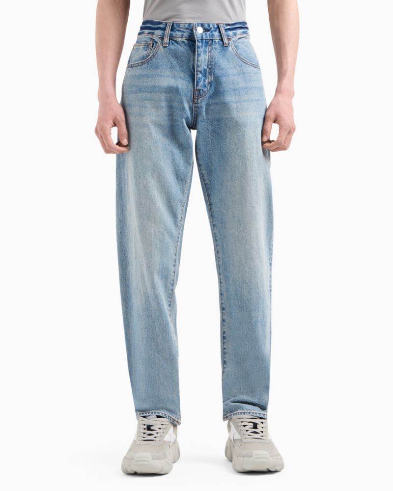 Men's Slim-Fit Indigo Denim Jeans